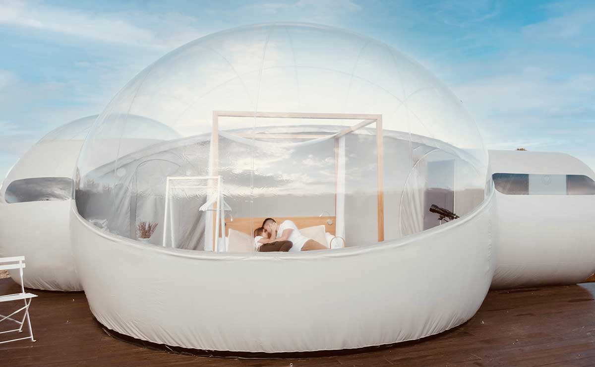 Alpino Bubble el primer hotel en la cdmx